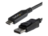 StarTech 6ft/1.8m USB C to DisplayPort 1.4 Cable, 4K/5K/8K USB Type-C to DP 1.4 Alt Mode Video Adapter Converter, HBR3/HDR/DSC, 8K 60Hz DP 1.4 Monitor Cable for USB-C and Thunderbolt 3 - Høyre vinkel
