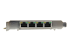 StarTech.com 4 Port Gigabit PoE (Power over Ethernet) Card - Venstre side