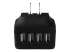 StarTech.com 4-Port Travel USB Wall Charger - Topp