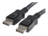 StarTech 3m Certified DisplayPort 1.2 Cable M/M with Latches DP 4k - Høyre vinkel