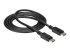 StarTech 10 ft DisplayPort 1.2 Cable with Latches - Venstre vinkel