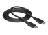 StarTech 5m Long DisplayPort 1.2 Cable with Latches DisplayPort 4k - Venstre vinkel