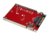 Startech M.2. PCI-e NVMe to U.2 (SFF-8639) Adapter - Venstre vinkel