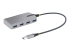 StarTech.com 4-Port USB Hub, USB 3.0 5Gbps, Bus Powered, USB-A to 4x USB-A Hub with Optional Auxiliary Power Input, Portable Desktop/Laptop USB Hub with 1ft (30cm) Attached Cable - Venstre vinkel