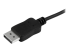 StarTech 6ft/1.8m USB C to DisplayPort 1.2 Cable 4K 60Hz, USB-C to DisplayPort Adapter Cable HBR2, USB Type-C DP Alt Mode to DP Monitor Video Cable, Works with Thunderbolt 3, Black - Nærbilde