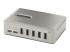 Startech 10-Port USB-C Hub, 8x USB-A + 2x USB-C, Self-Powered w/ 65W Power Supply, USB 3.1 10Gbps Hub w/ BC1.2 Charging, Desktop/Laptop USB Hub with 3ft Locking USB-IF Certified Cable - Høyre vinkel